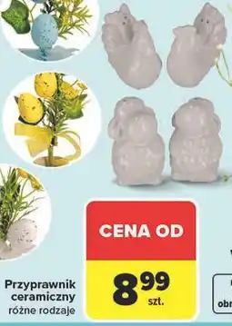 Carrefour Przyprawnik ceramiczny różne rodzaje oferta