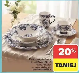 Carrefour Zastawa stołowa linia ROYAL BLUE oferta
