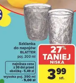 Carrefour Szklanka do napojów BLATTER poj oferta