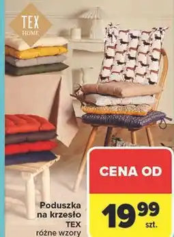 Carrefour Poduszka na krzesło TEX oferta
