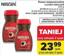 Carrefour Kawa rozpuszczalna Classic Nescafé oferta