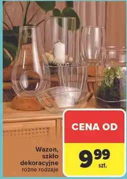 Carrefour Wazon, szkło dekoracyjne różne rodzaje oferta