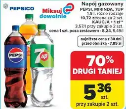 Carrefour Napój gazowany Pepsi, Mirinda, 7UP oferta