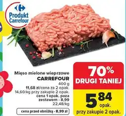 Carrefour Mięso mielone wieprzowe CARREFOUR oferta