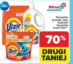Carrefour Wszystkie proszki, żele, kapsułki do prania marki Vizir oferta