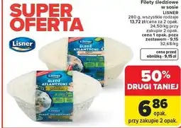 Carrefour Filety śledziowe w sosie Lisner oferta