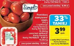 Carrefour Pomidory daktylowe SIMPL oferta