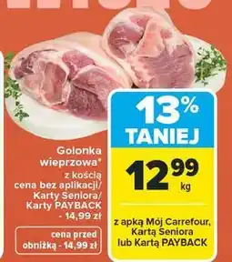 Carrefour Golonka wieprzowa z kością oferta
