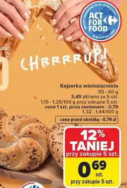 Carrefour Kajzerka wieloziarnista oferta