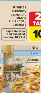 Carrefour Ananas suszony FARMER'S SNACK krążki oferta