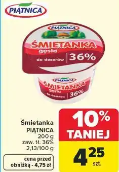 Carrefour Śmietanka Piątnica 36% oferta