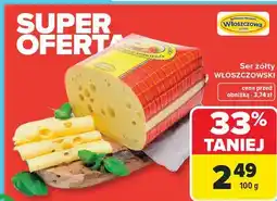 Carrefour Ser żółty Włoszczowski oferta