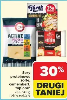 Carrefour Sery proteinowe żółte, camembert, topione (Ryki, Turek, Sertop) oferta