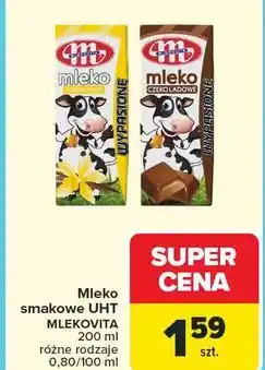 Carrefour Mleko smakowe UHT Mlekovita oferta