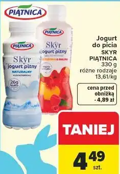Carrefour Jogurt do picia Skyr Piątnica oferta