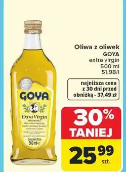 Carrefour Oliwa z oliwek GOYA extra virgin oferta