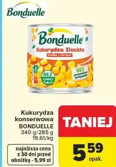 Carrefour Kukurydza konserwowa Bonduelle oferta