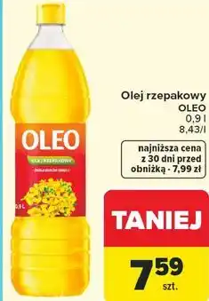 Carrefour Olej rzepakowy OLEO oferta