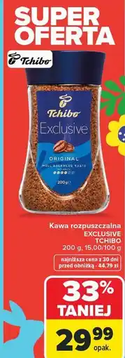 Carrefour Kawa rozpuszczalna Exclusive Tchibo oferta