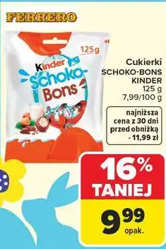 Carrefour Cukierki Schoko-Bons Kinder oferta