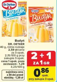 Carrefour Budyń Dr. Oetker oferta