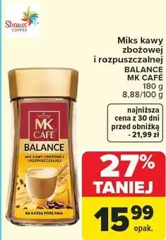 Carrefour Miks kawy zbożowej i rozpuszczalnej Balance MK Café oferta