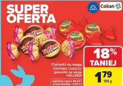 Carrefour Cukierki na wagę TOFFINO CHOCO, galaretki na wagę HELLENA oferta