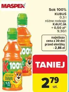Carrefour Sok 100% KUBUŚ oferta