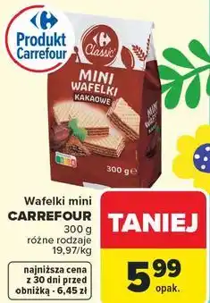 Carrefour Wafelki mini CARREFOUR oferta