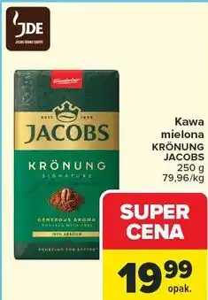 Carrefour Kawa mielona Krönung Jacobs oferta