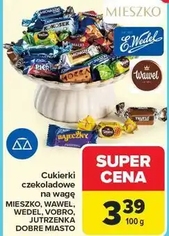 Carrefour Cukierki czekoladowe na wagę oferta