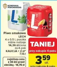 Carrefour Piwo smakowe Lech (różne rodzaje) oferta