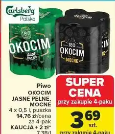 Carrefour Piwo Okocim Jasne Pełne, Mocne oferta