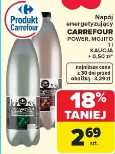Carrefour Napój energetyzujący Carrefour Power, Mojito oferta