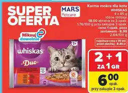 Carrefour Karma mokra dla kota Whiskas oferta