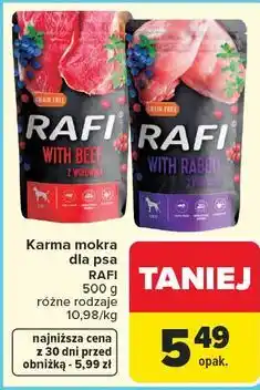 Carrefour Karma mokra dla psa Rafi oferta