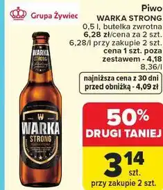 Carrefour Piwo Warka Strong oferta
