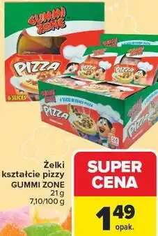 Carrefour Żelki w kształcie pizzy GUMMI ZONE oferta