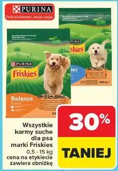 Carrefour Wszystkie karmy suche dla psa marki Friskies oferta