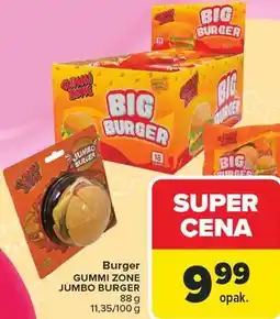 Carrefour Burger GUMMI ZONE JUMBO BURGER oferta