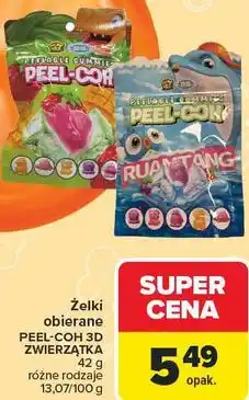 Carrefour Żelki obierane PEEL-COH 3D ZWIERZĄTKA oferta