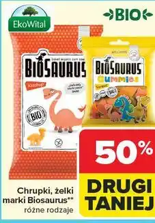 Carrefour Chrupki, żelki marki Biosaurus oferta