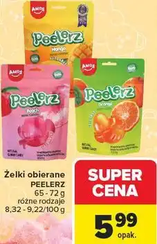 Carrefour Żelki obierane PEELERZ oferta