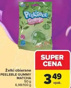 Carrefour Żelki obierane PEELEBLE GUMMY MATCHA oferta