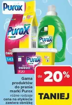Carrefour Gama produktów do prania marki Purox oferta
