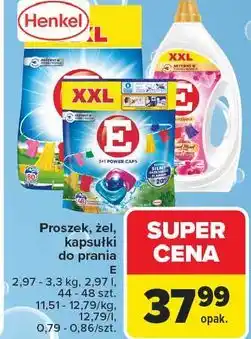 Carrefour Proszek, żel, kapsułki do prania E oferta