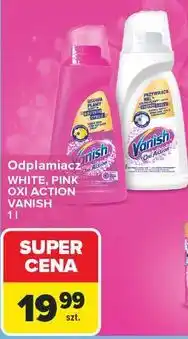 Carrefour Odplamiacz White, Pink Oxi Action Vanish (1 l) oferta