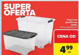 Carrefour Pojemnik plastikowy SIMPL oferta