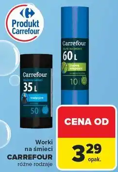 Carrefour Worki na śmieci CARREFOUR różne rodzaje oferta