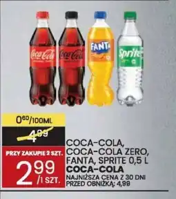 Wafelek Napój Coca-Cola, Fanta, Sprite oferta